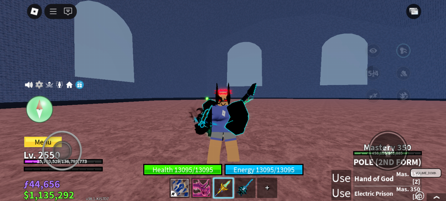 Conta upada em Blox fruits , boa para iniciar no game