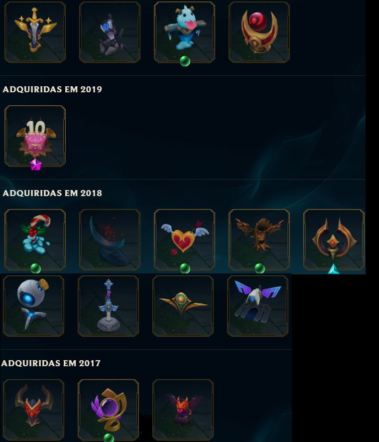 CONTA LOL LEVEL 180