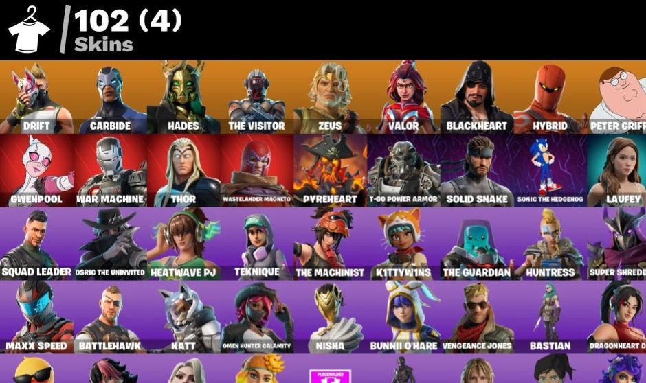 Conta antiga 2017 de fortnite, possui 70 reais pra hoje
