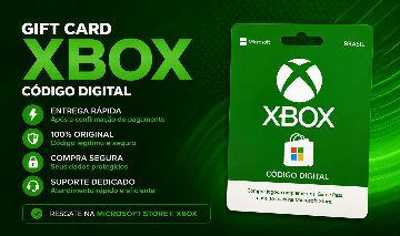 Gift Card Xbox Original | Entrega Rápida e Segura/Melhores Preços