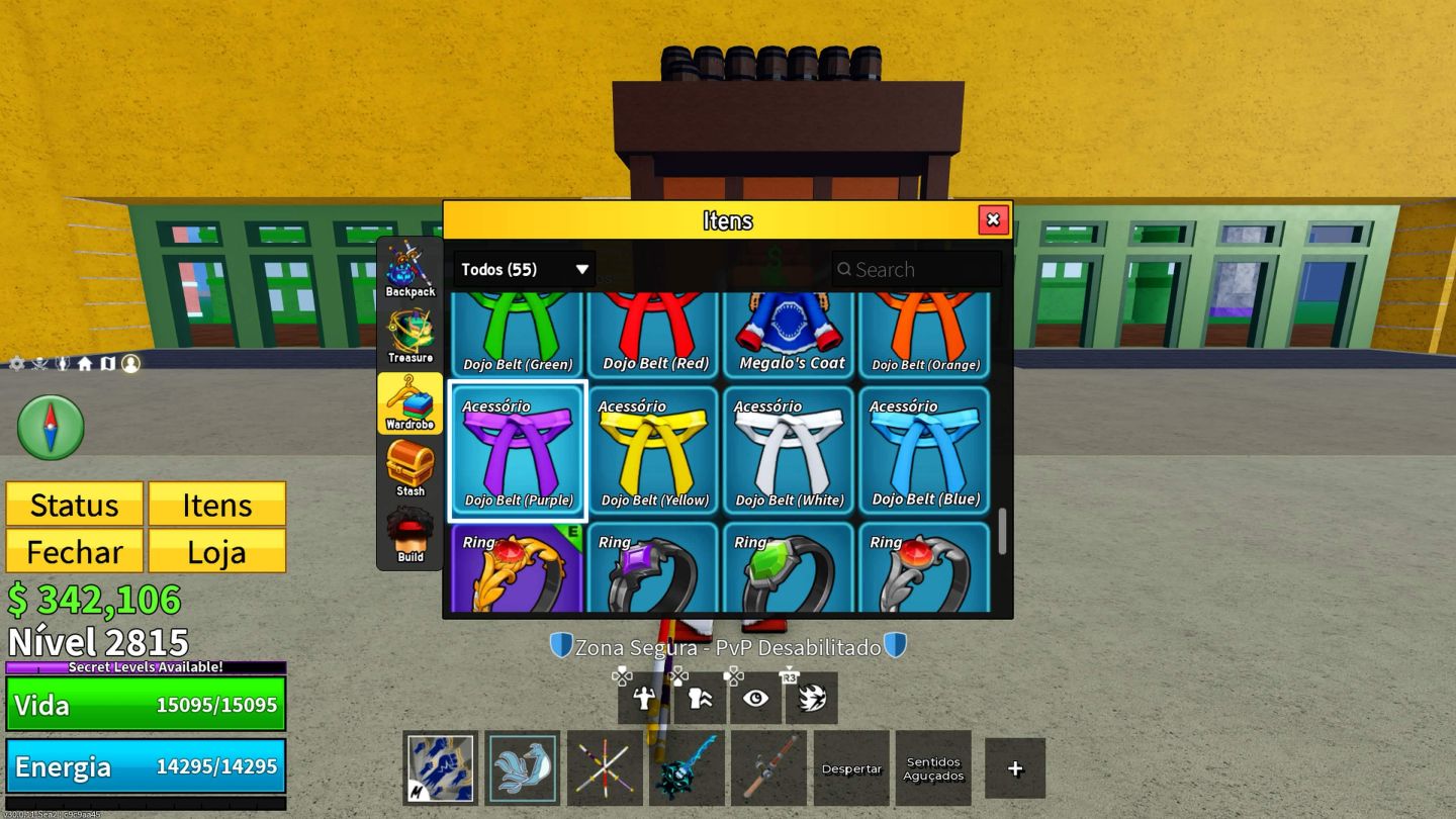 CONTA DE BLOX FRUITS COM 4 V4 - SANGUINE - ICE PERM E MUITO MAIS!!