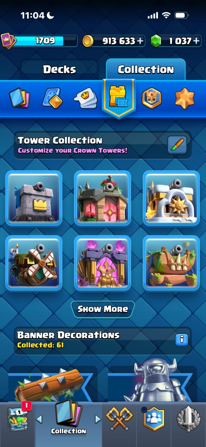 CONTA DE CLASH ROYALE MUITO GEMADA