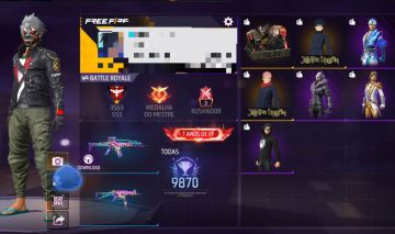 CONTA DE FREE FIRE GEMADA UMP E XM8 ATT!