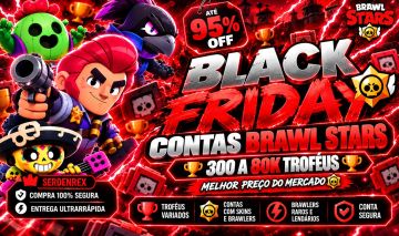 95% DE DESCONTO, CONTAS BRAWL STARS, 60K,50K,40K,30K,20K,10K, TROFEUS, BRAWLERS