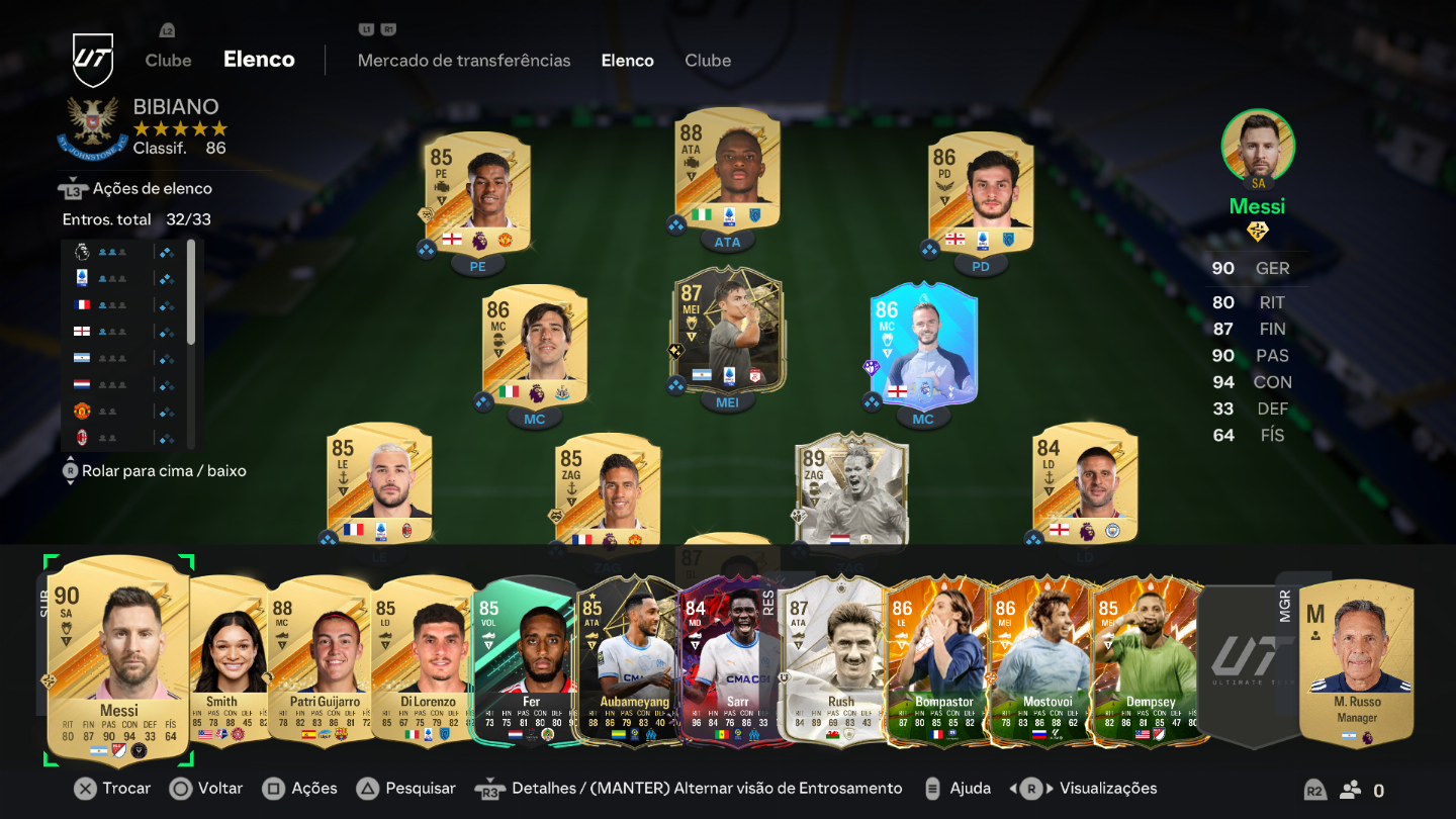 Conta EA FC 24 PC versao ultimate 330k coins.