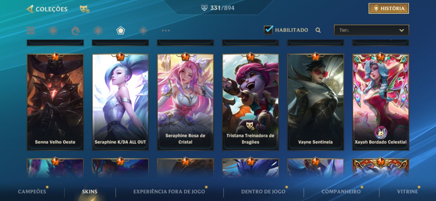 CONTA PARA ADCS 235 SKINS