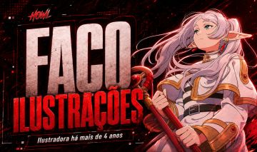 FAÇO ILUSTRAÇÕES PARA RPG, RECORDAÇÕES, DISCORD E MAIS!