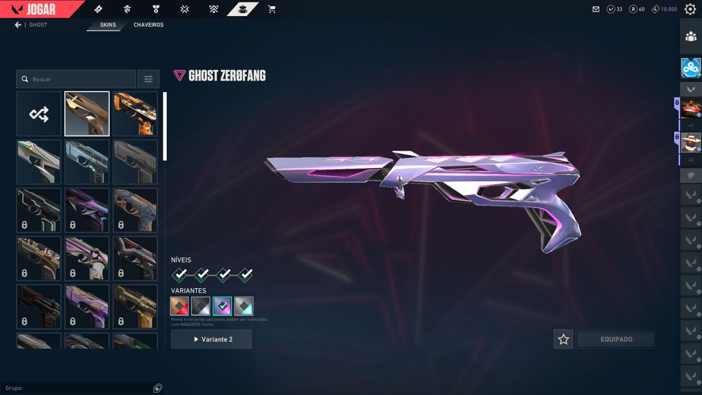 CONTA R$1100 GASTOS FULL ACESSO MUITAS SKINS E SUPORTE 24H