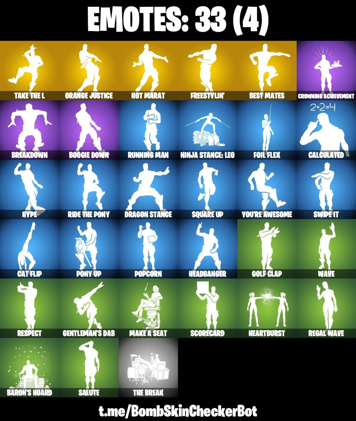 CONTA FORTNITE COM ATEMPORAL MAX 5, THE ACE , TAKE THE L, HAVOC & 40 SKINS OLDS