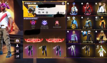 Conta de Freefire Prime 8, Muito gemada
