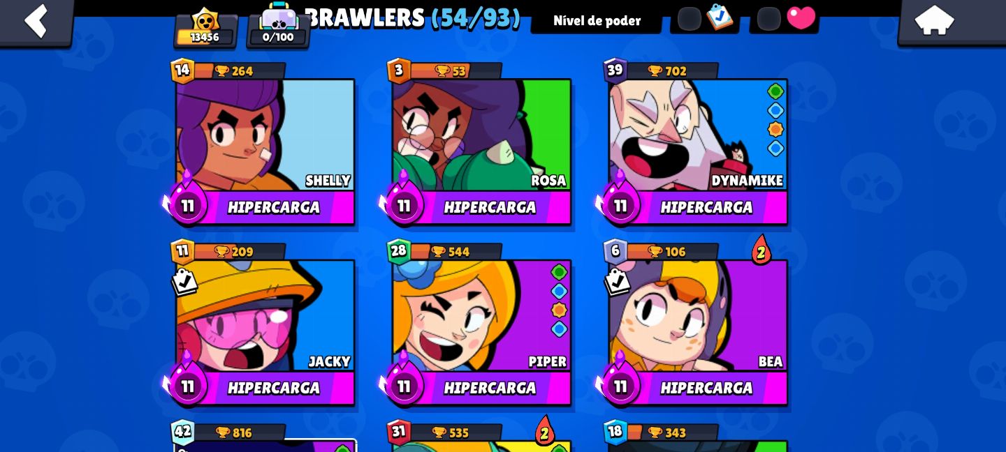CONTA BRAW STAR 13k de troféus
