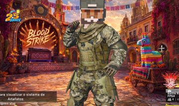 CONTA DE BLOOD STRIKE LEVEL 48, COM VARIAS SKIN DE STRIKE E DE FACA E MUITO MAIS