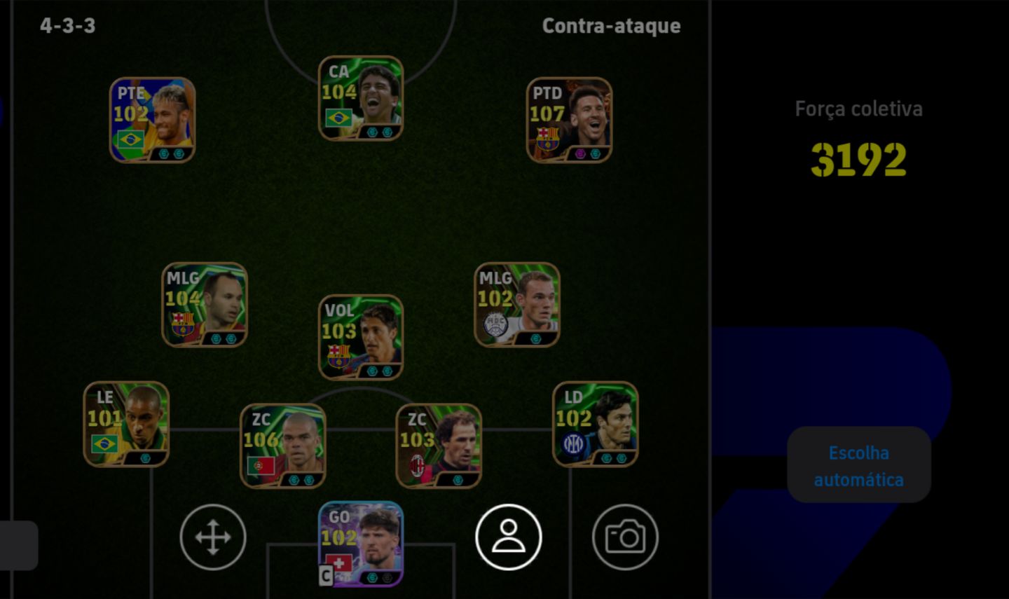 Conta braba de efootball para subir de divisão