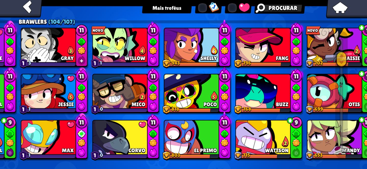 Skin Raras Conta de Brawl Stars com Várias Skins Raras! | GGMAX