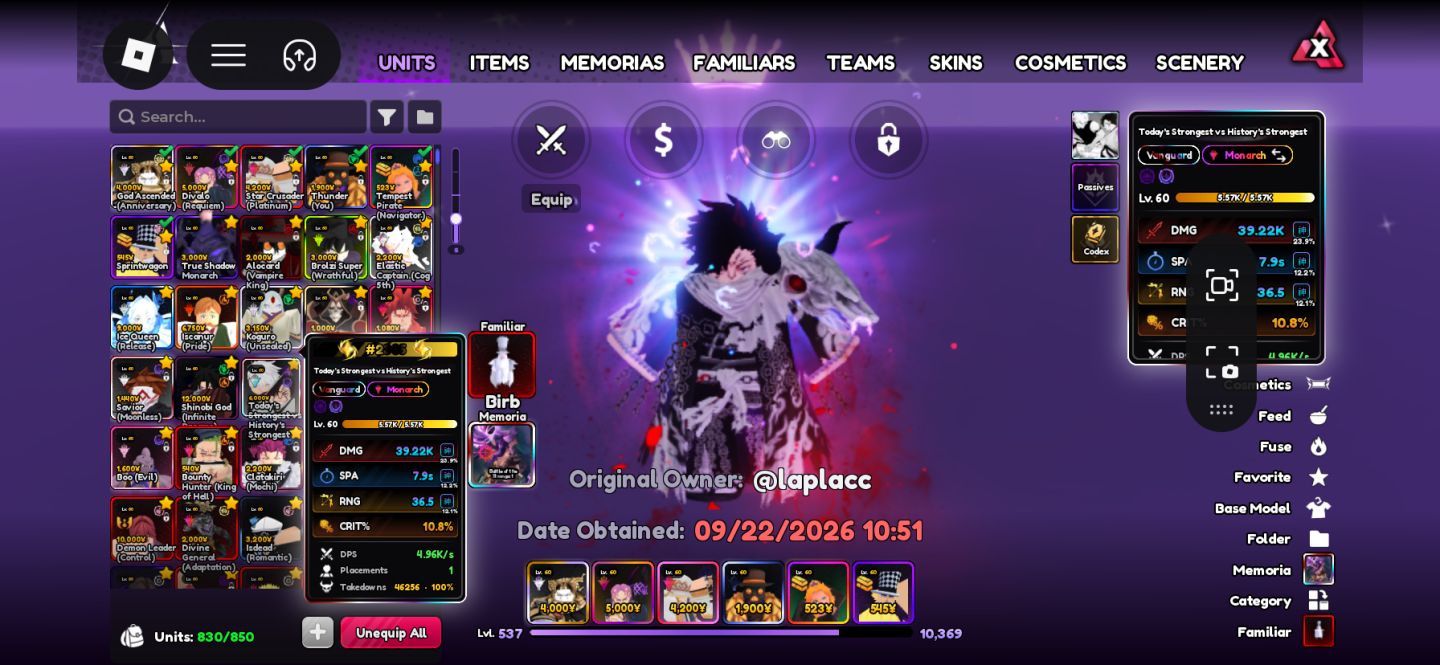 ANIME VANGUARD| PERSONAGENS |TRADE