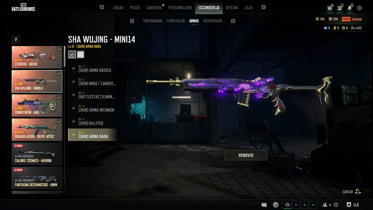 CONTA PUBG RARA E VALORIZADA +4.000 HORAS|+R$5.000 INVESTIDOS |SEM BAN|