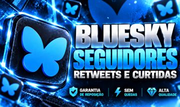 (MENOR PREÇO DO SITE!) BLUESKY -- SEGUIDORES + CURTIDAS + RETWEETS