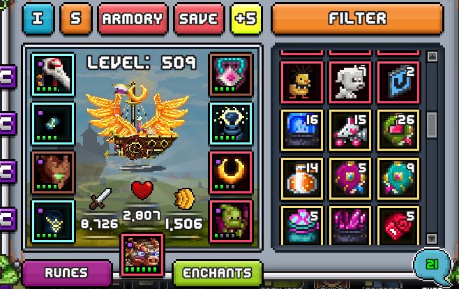 BIT HEROES - TOP T13, 5 ANCIENTS, COM T10 (Second hero)