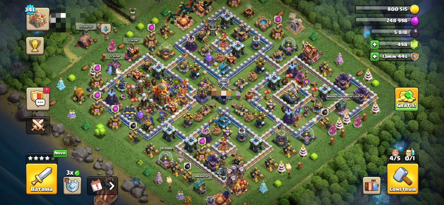 Em Oferta!! - Clash Of Clans Contas com os Maiores Lvl de Cc & Cv Fulls