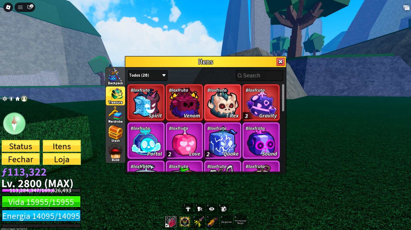 CONTA BLOX FRUITS COM DRAGON PERMANENTE!!!