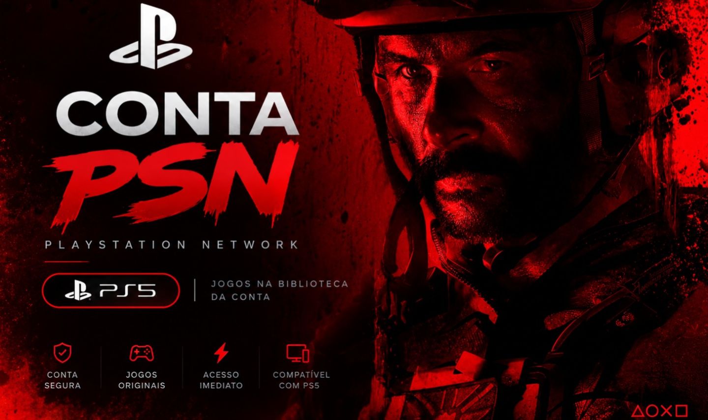 CONTA PSN COM JOGOS INCLUSOS | PS5