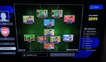 Conta Efootball Xbox/pc com SERGINHO, MAGALHAES, BRUNO GUIMARAES, BASTITUTA
