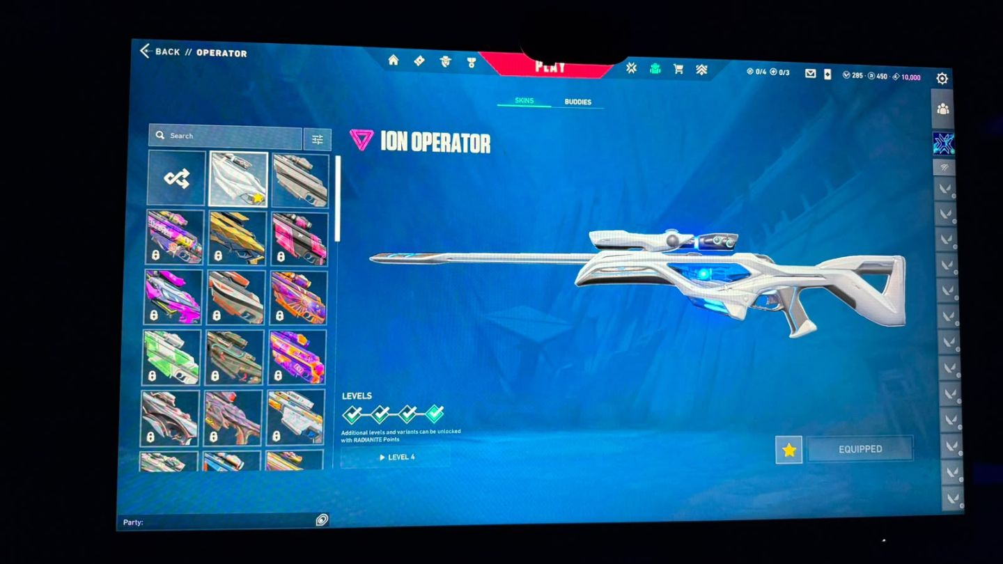 CONTA VALORANT À VENDA SKINS RARAS