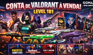 CONTA VALORANT SUPER RARA