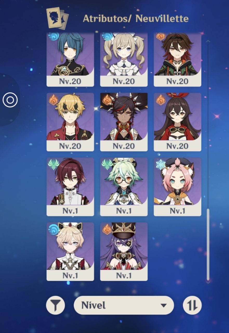 FURINA C3 COM ARMA ASSINATURA 7 PERSONAGENS 5 ESTRELAS