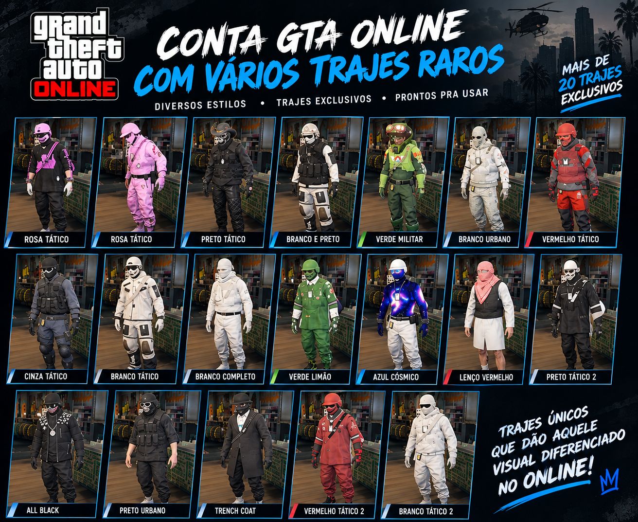 CONTA 100% UPADA GTA ENHANCED ONLINE
