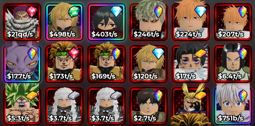 [PROMOÇÃO] ANIME DICE | ITENS, GEMAS, TRAITS, GEARS E 1000X JACKPOT!