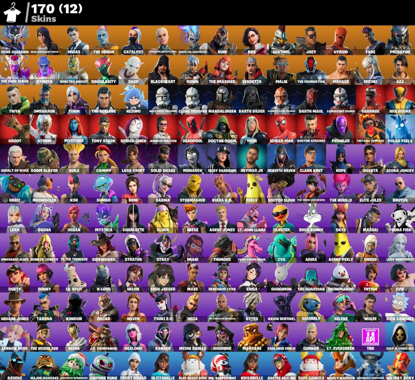 CONTA DE FORTNITE COM 170 SKINS | Spider-Gwen | PROMOÇÃO!