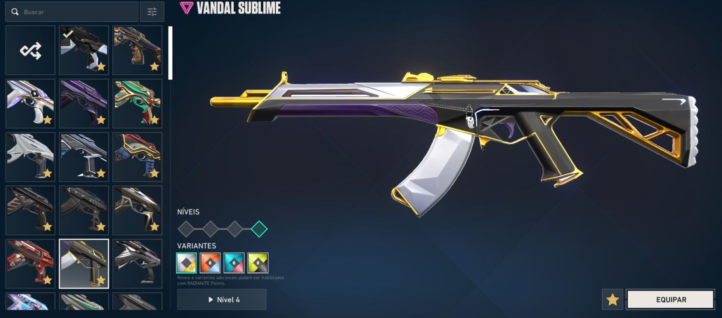 CONTA DE VALORANT COM MUITAS SKINS INCLUINDO CHAMPIONS 2024 E 2026