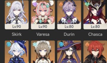 11 PERSONAGENS 5 ESTRELAS!! GENSHIN FPS KKK, SANDROME e CHASCA E MUITO MAIS!!
