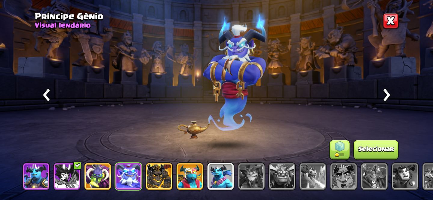 Conta de Clash off Clans e Clash royale