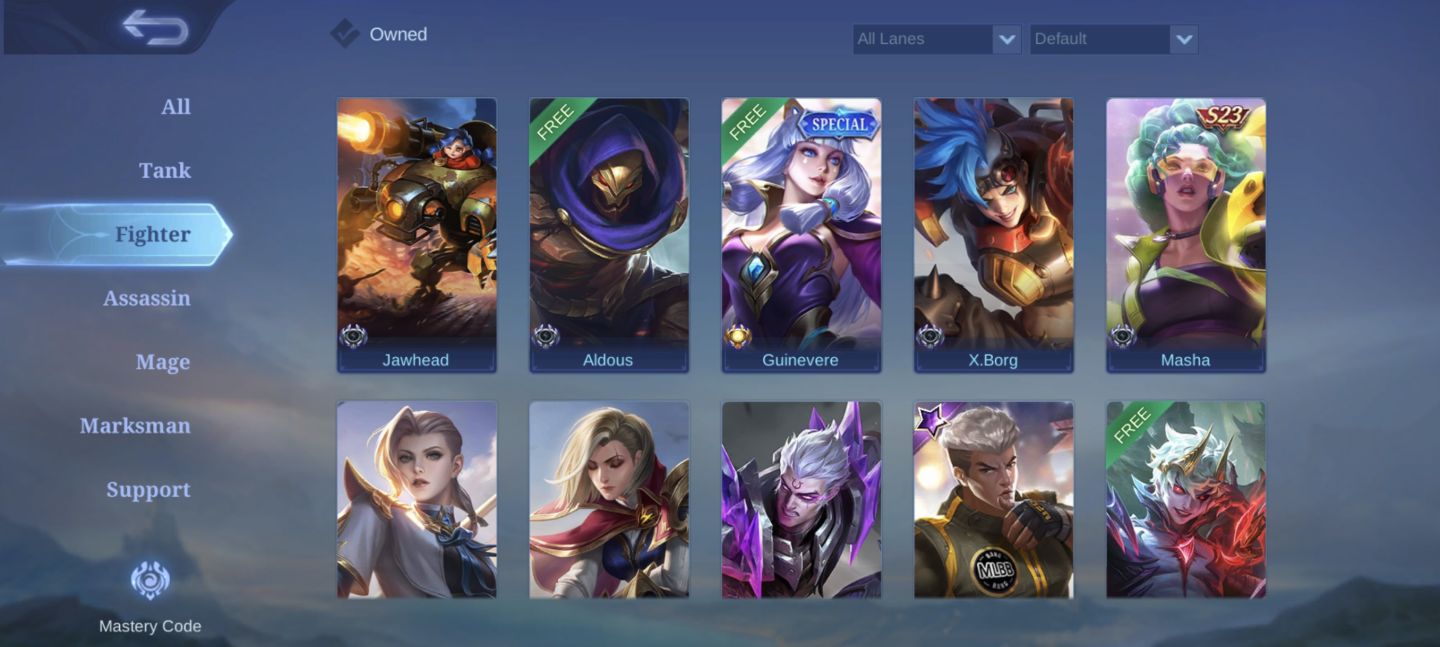 Mobile legends 20 skins