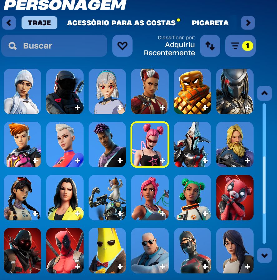 CONTA FORTNITE