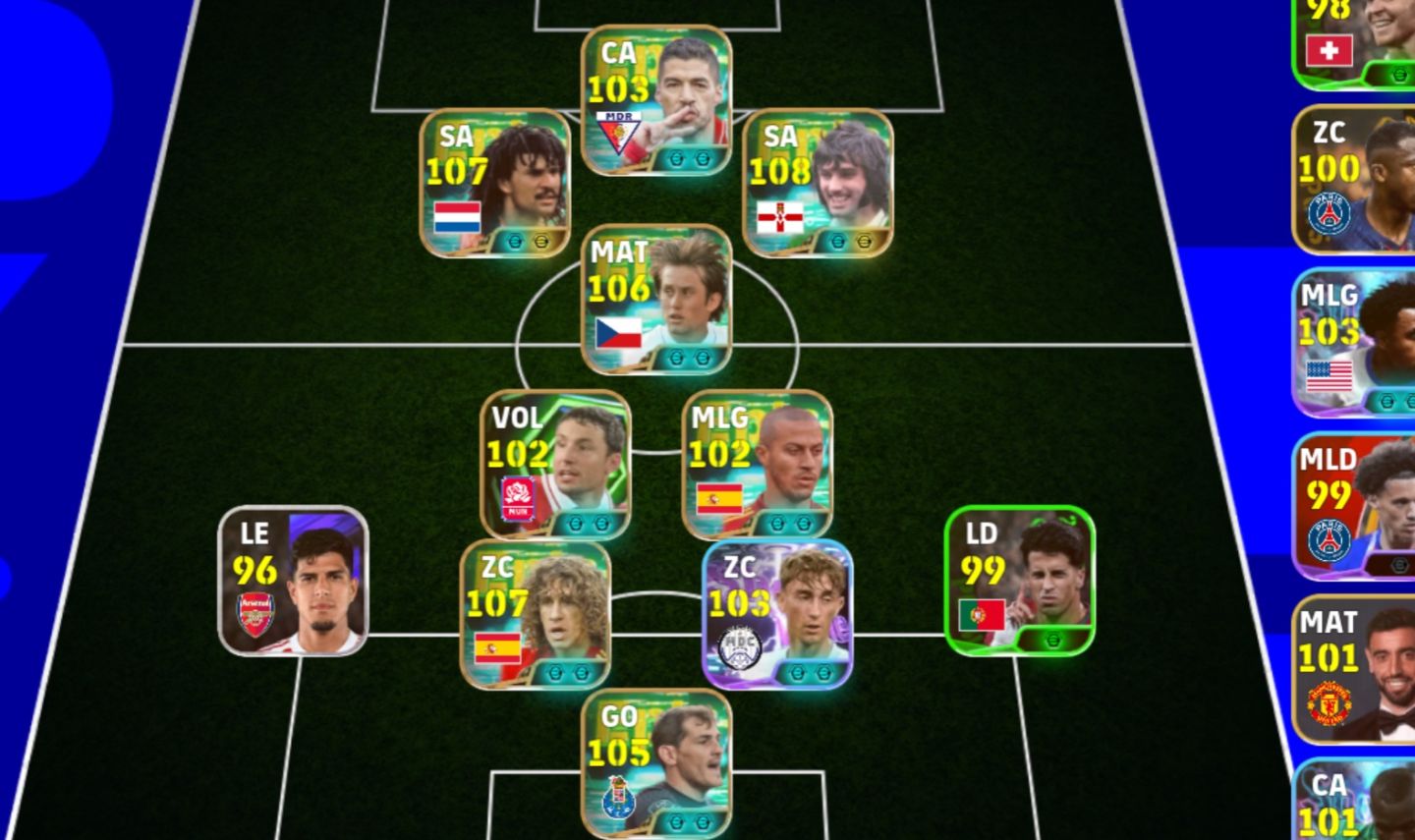 Conta Efootball com Gullit e Best