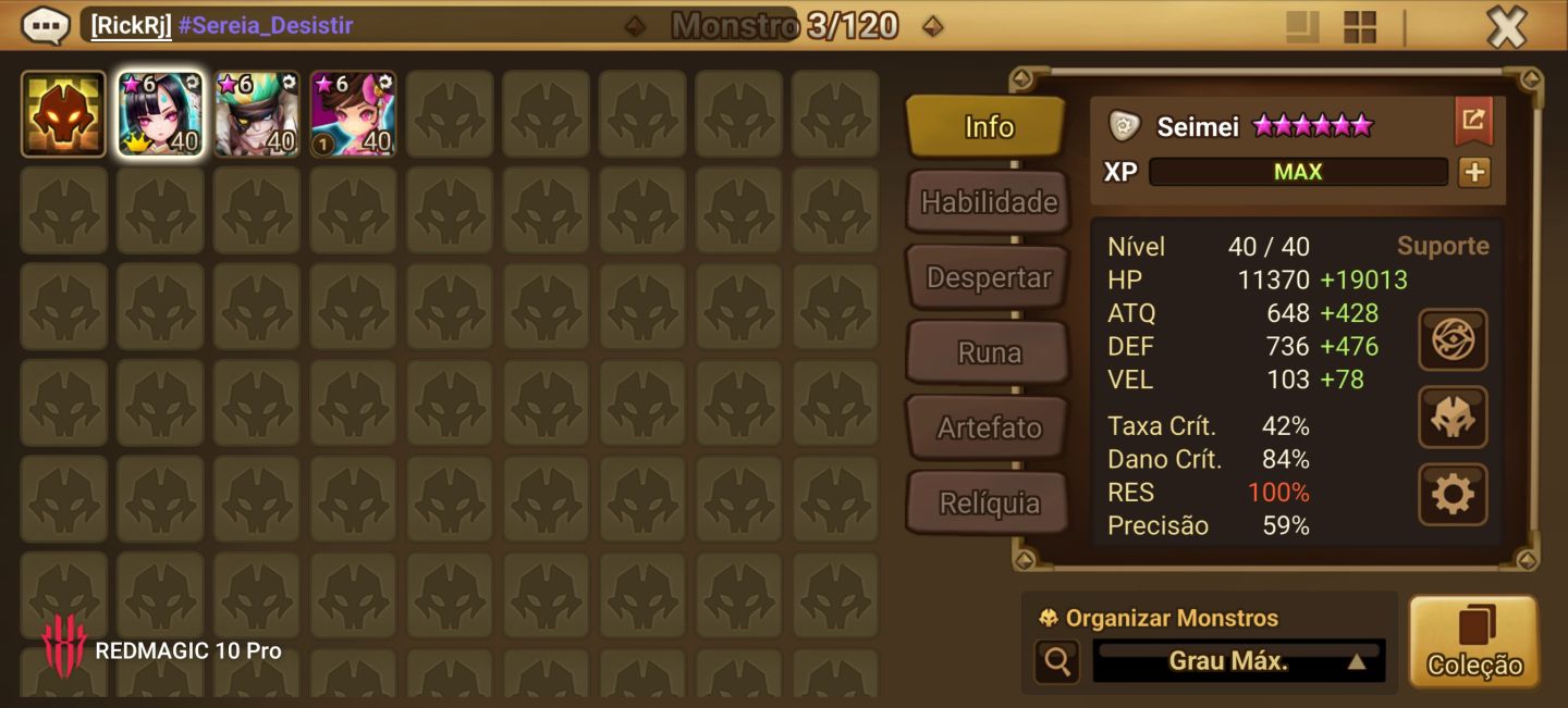 3 LD's Seimei, Talismã e Yeonhong