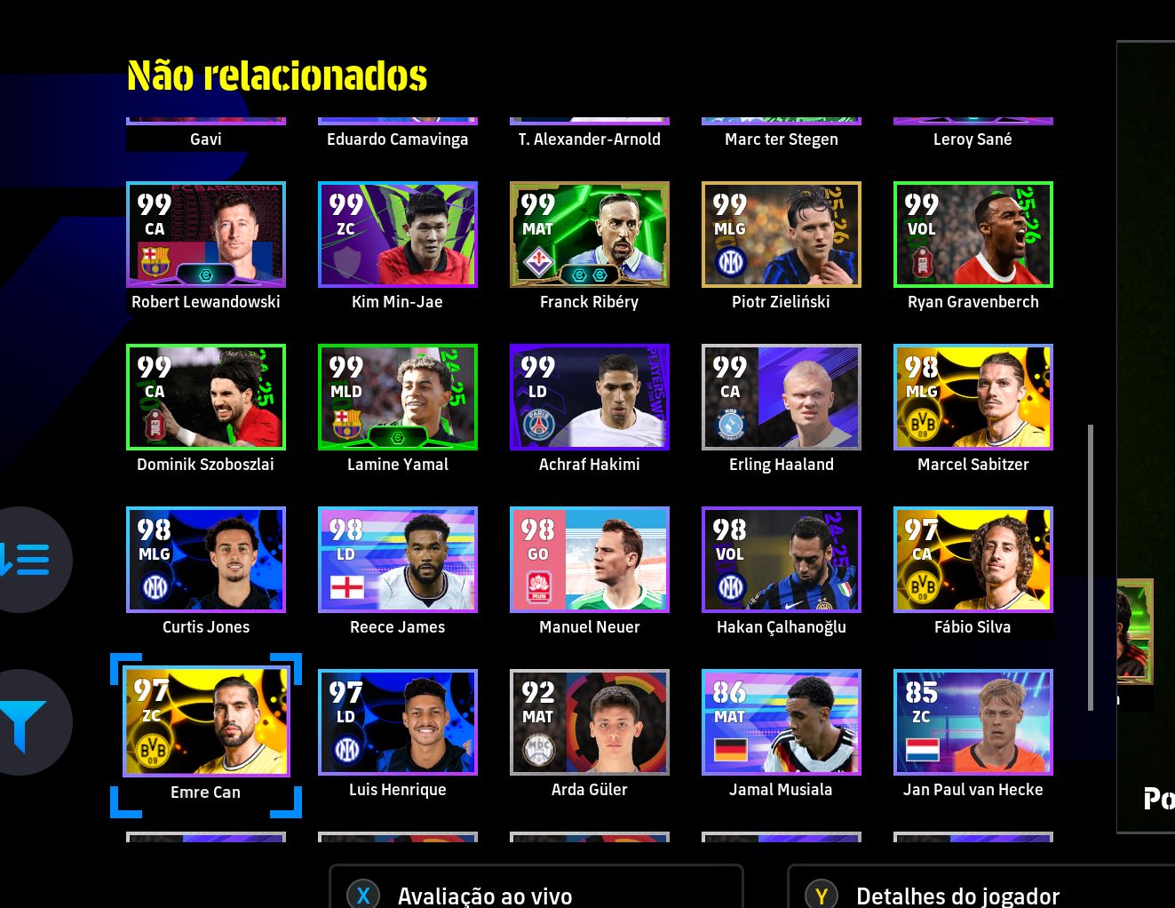 CONTA eFOOTBALL STEAM | FORÇA 3188 | CRUYFF, RONALDINHO, NEYMAR, VAN DER SAR E M