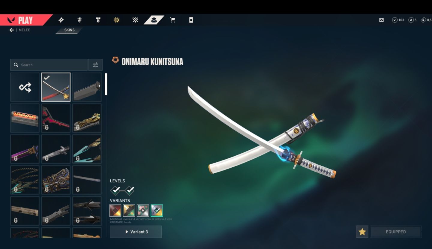 Conta com katana oni + Full dados