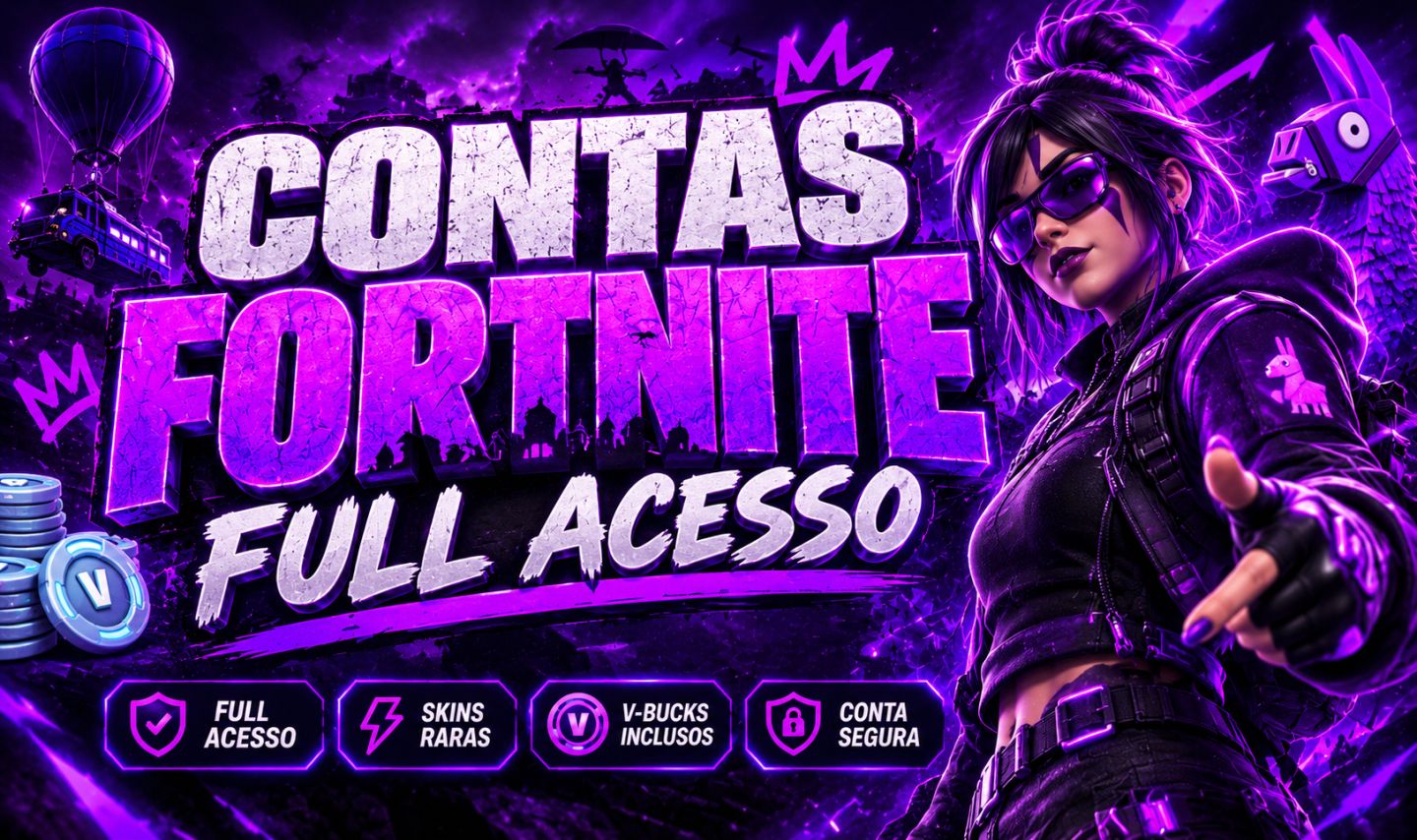 Contas Fortnite | V-Bucks | Skins Raras | Melhores Preços (-..-)
