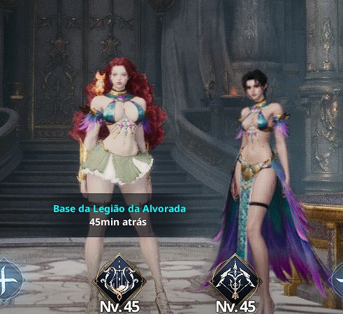 CONTA AION 2 CLERIC 2200 DE GS,96kCP, LV 45 COM ARQUEIRA ALT LV 45