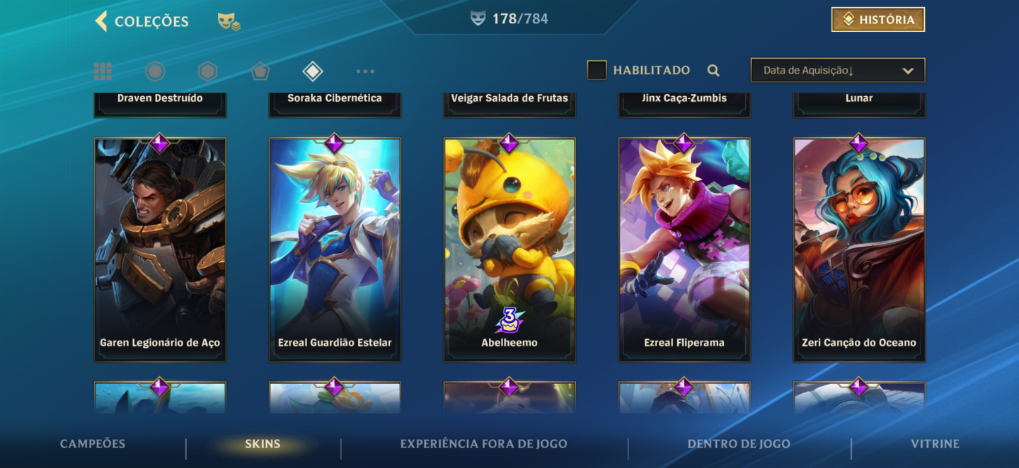 CONTA WILD RIFT,MUITAS SKINS DE ADC E JG, 2 SKIN j4 MISTICAS INCLUINDO J4 HEXTEC
