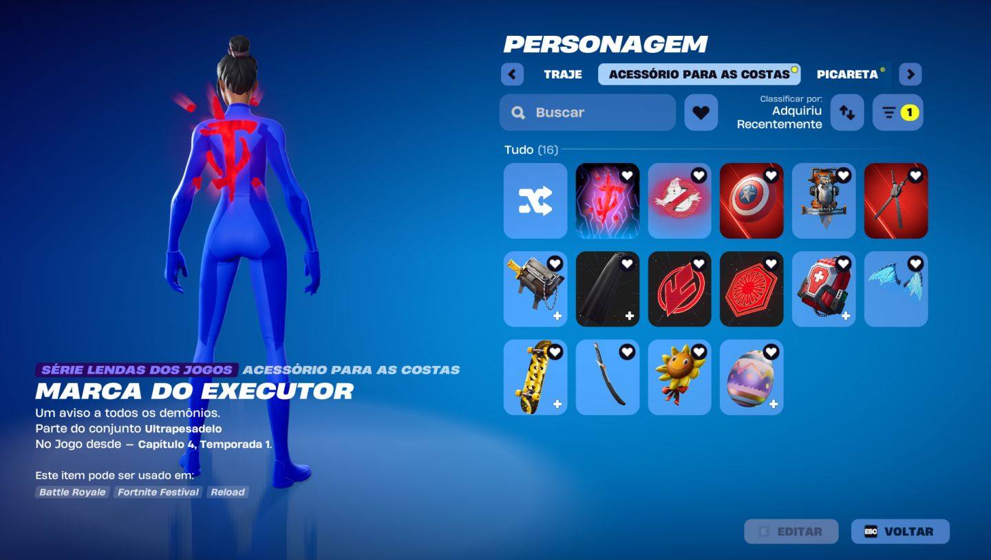 CONTA DE FORTNITE COM 122 SKINS E PICARETA MACHADO DOCE / CONTA MUITO BOA!!!