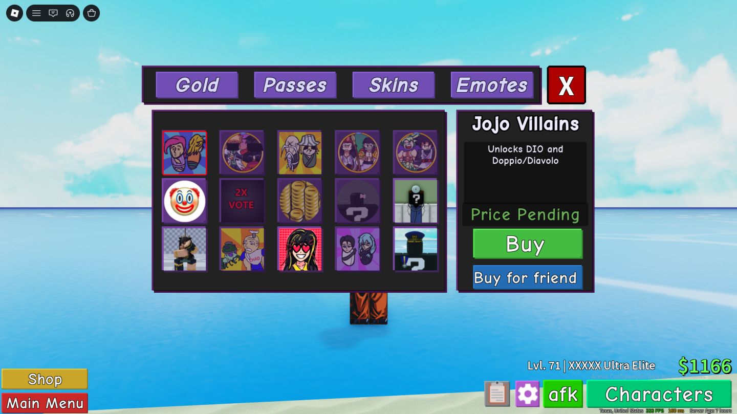 Conta Anime Battle Arena (ABA) | 5 Prestiges