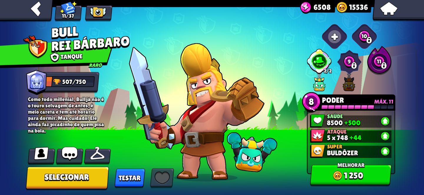CONTA DE BRAWL 38k COM OS 4 PRIMEIRO PASS PLUS E SKINS OLD