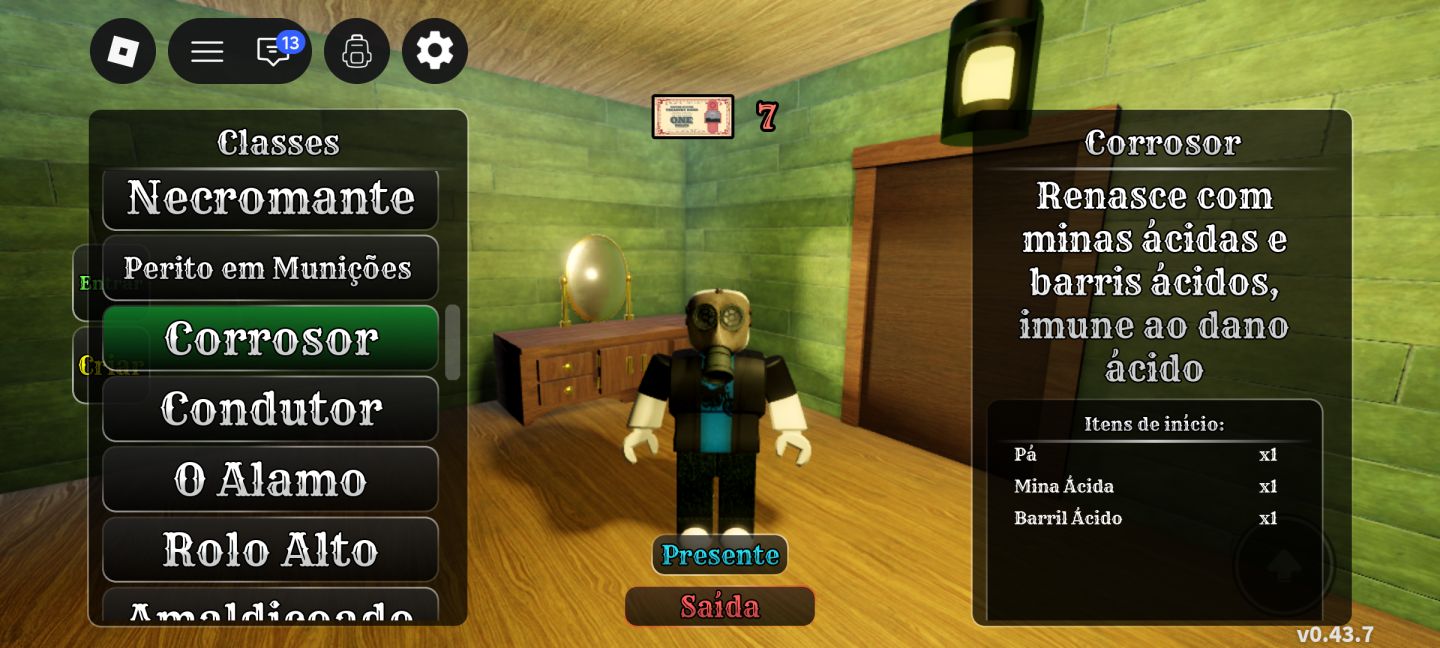 Conta de Roblox upada no blox fruits,dead rails,roube um ovo, caçador zumbi etc