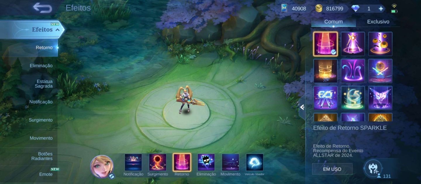 CONTA MOBILE LEGENDS RARA | 10 ANOS | 133 HERÓIS + 284 SKINS