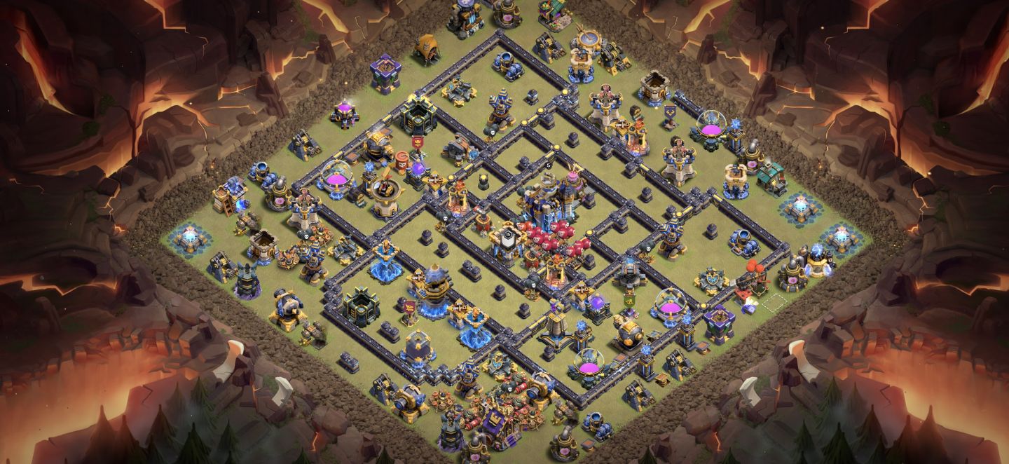 Conta de clash of clã semi-full 90%